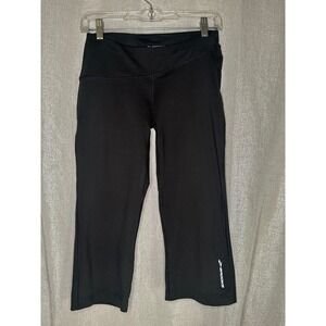 Brooks Womens Equilibrium Running‎ Capri Leggings Workout XS Black